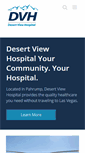 Mobile Screenshot of desertviewhospital.com