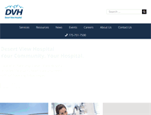 Tablet Screenshot of desertviewhospital.com